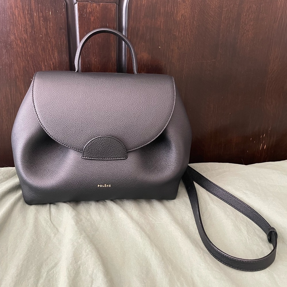 Polene Paris Numero Un Bag - Monochrome Black